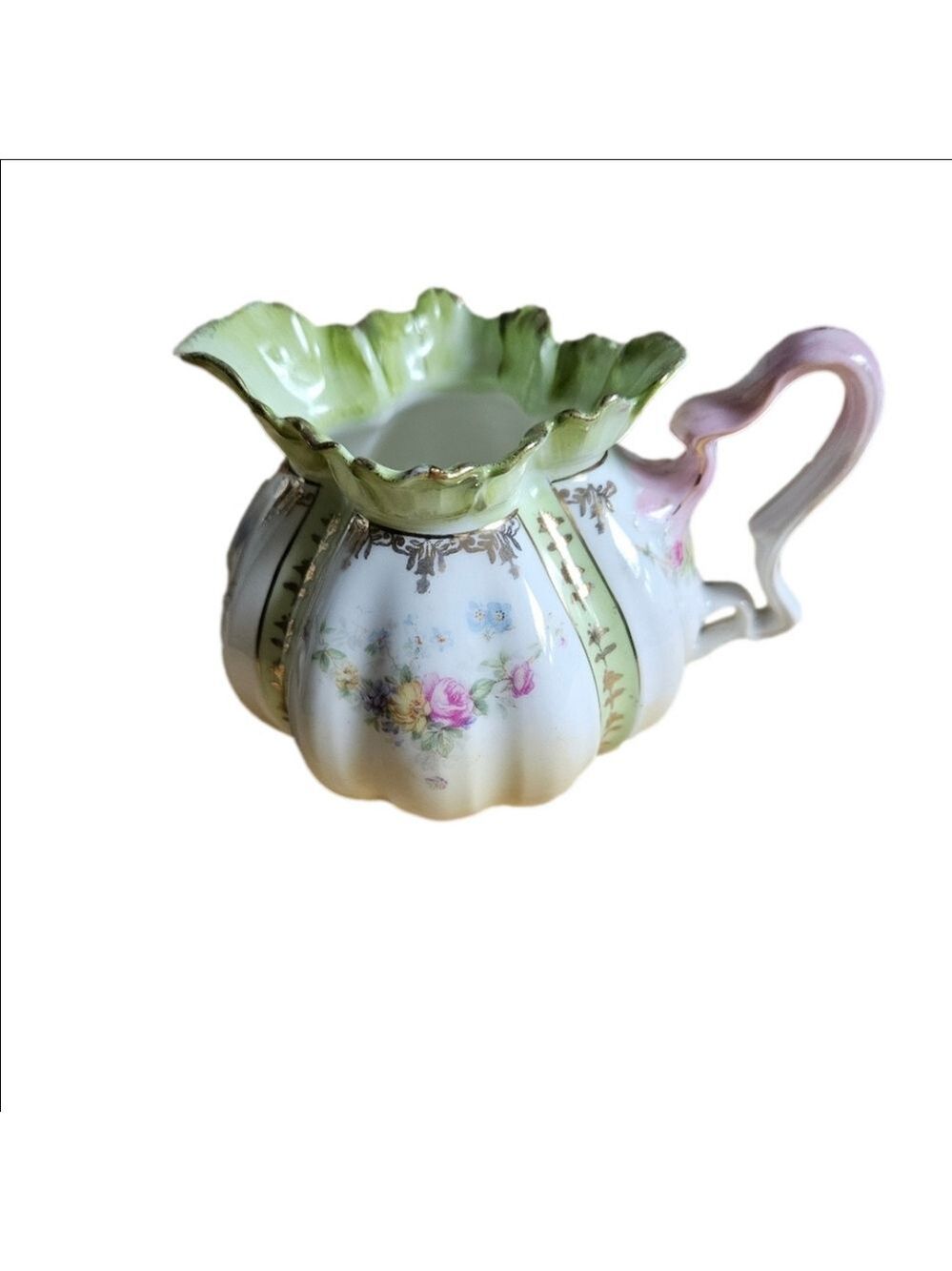 Vintage 40s Floral Porcelain Creamer